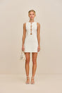 HARTLEY KNIT DRESS - OFF WHITE