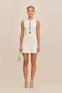 HARTLEY KNIT DRESS - OFF WHITE