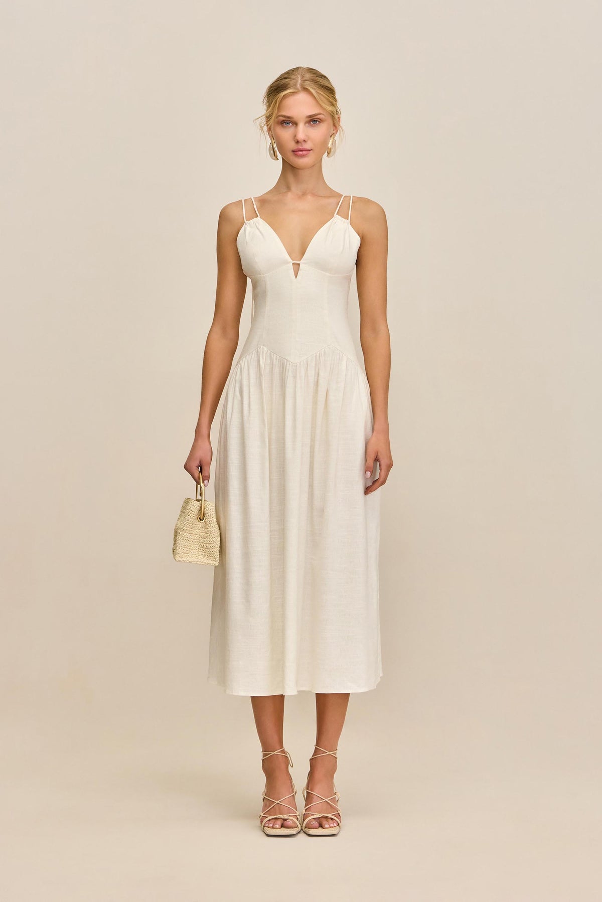 DARCEY DRESS - OFF WHITE