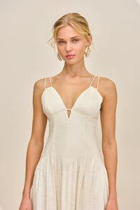 DARCEY DRESS - OFF WHITE