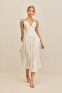 DARCEY DRESS - OFF WHITE