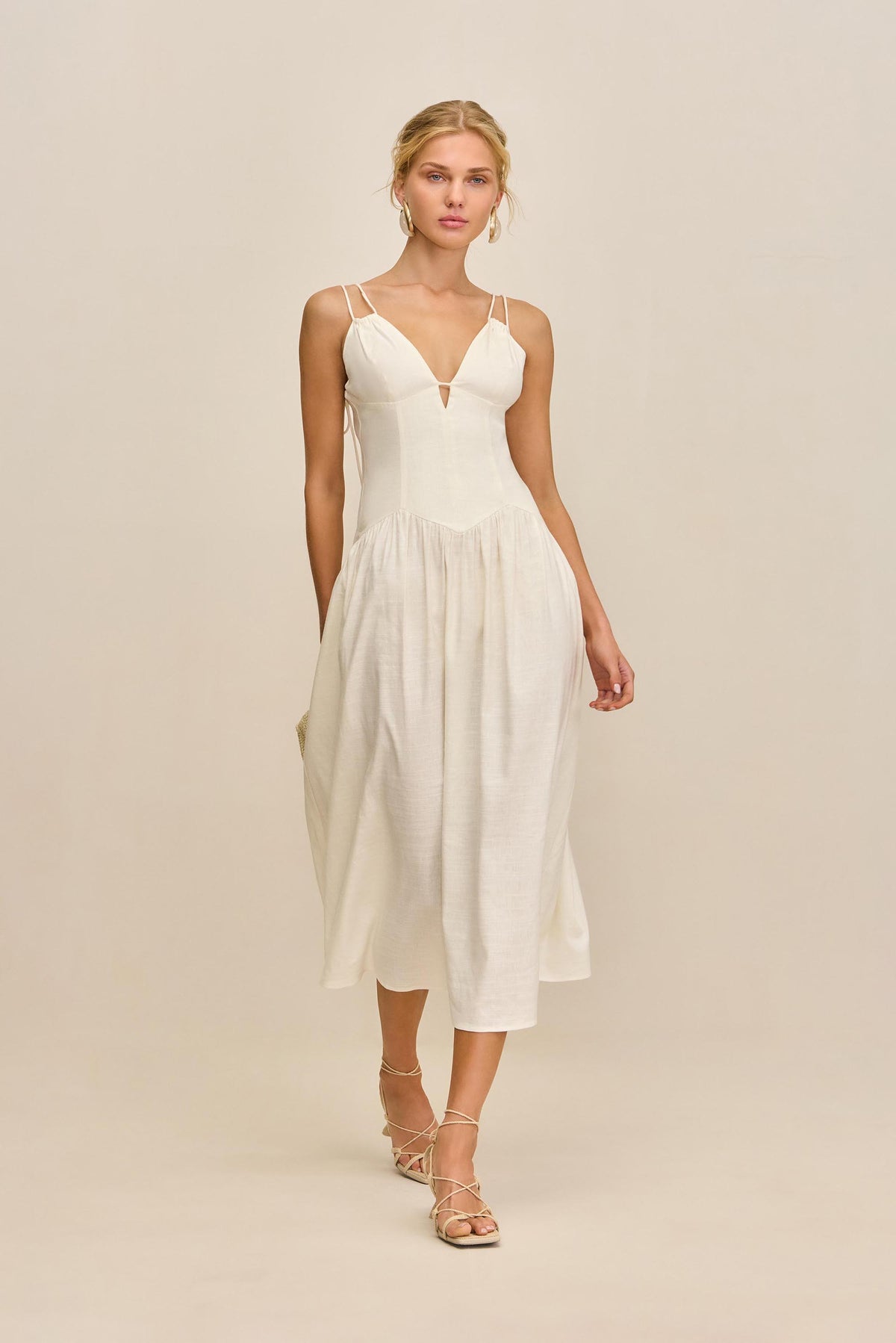 DARCEY DRESS - OFF WHITE