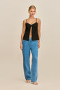 LENNON KNIT TOP - BLACK