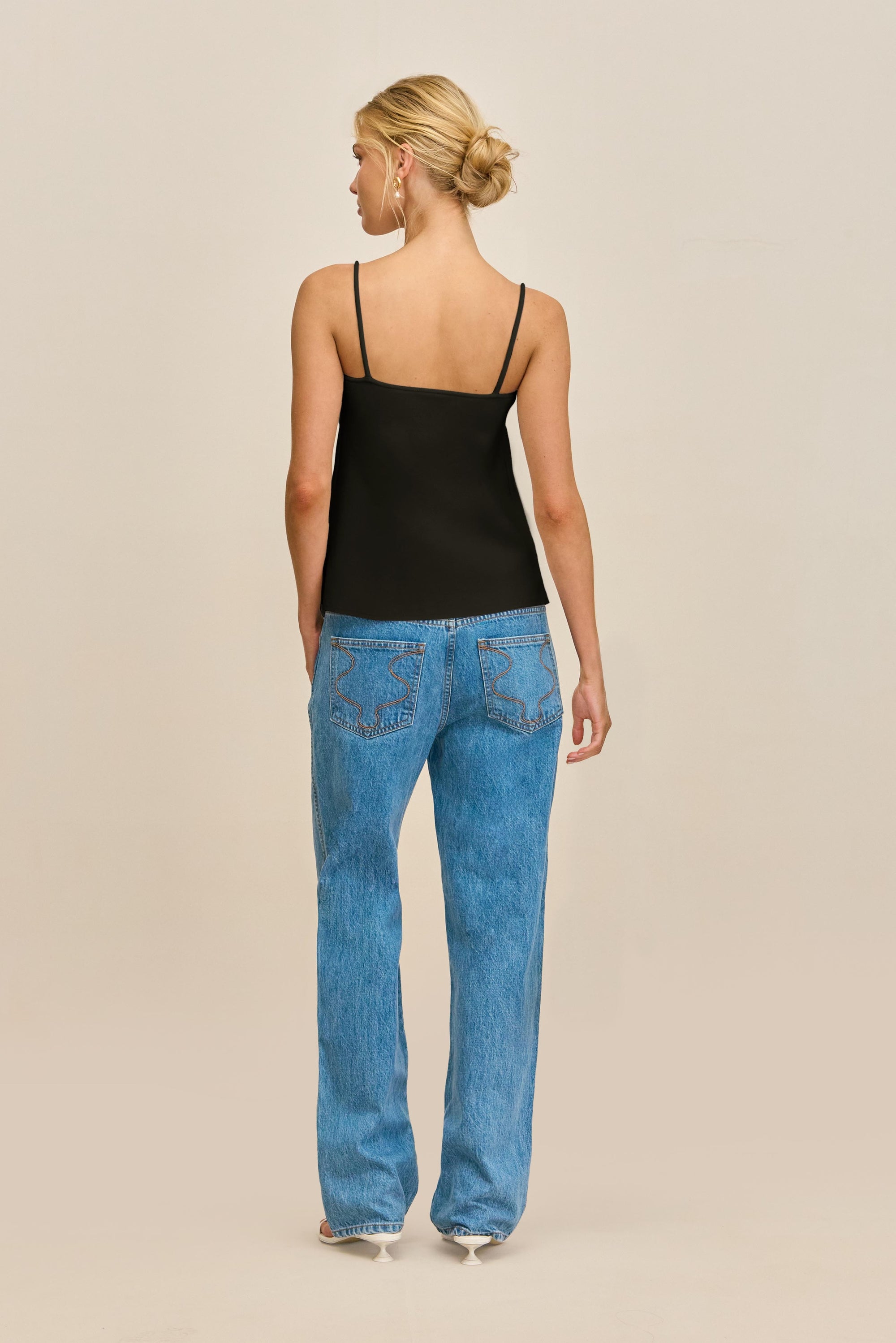 LENNON KNIT TOP - BLACK