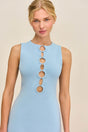 HARTLEY KNIT DRESS - COASTAL