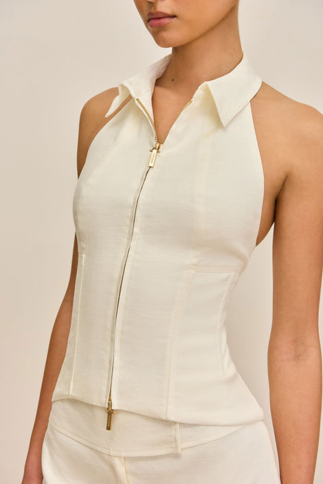 DENNY SHORT - OFF WHITE