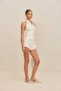 DENNY SHORT - OFF WHITE
