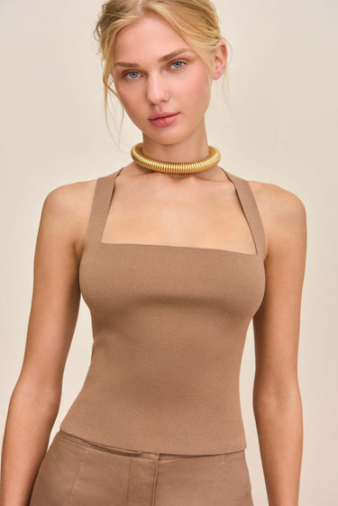 CRAWFORD KNIT TOP - MONTE | CRAWFORD KNIT TOP - MONTE