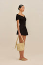 AMORET KNIT SKIRT - BLACK
