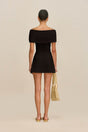 AMORET KNIT SKIRT - BLACK