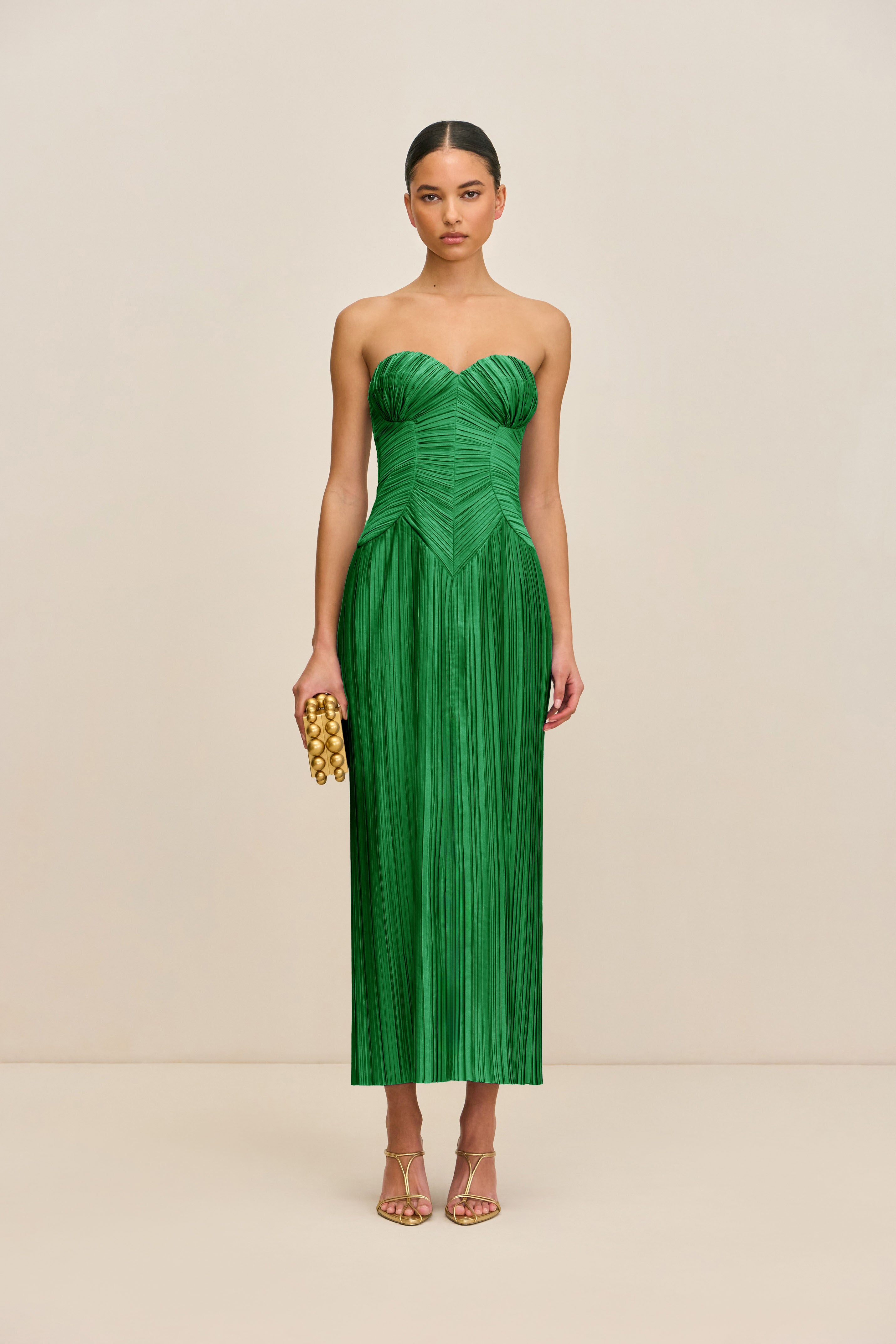 ASHIKA GOWN - MALACHITE