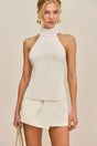WAKE KNIT TOP - OFF WHITE