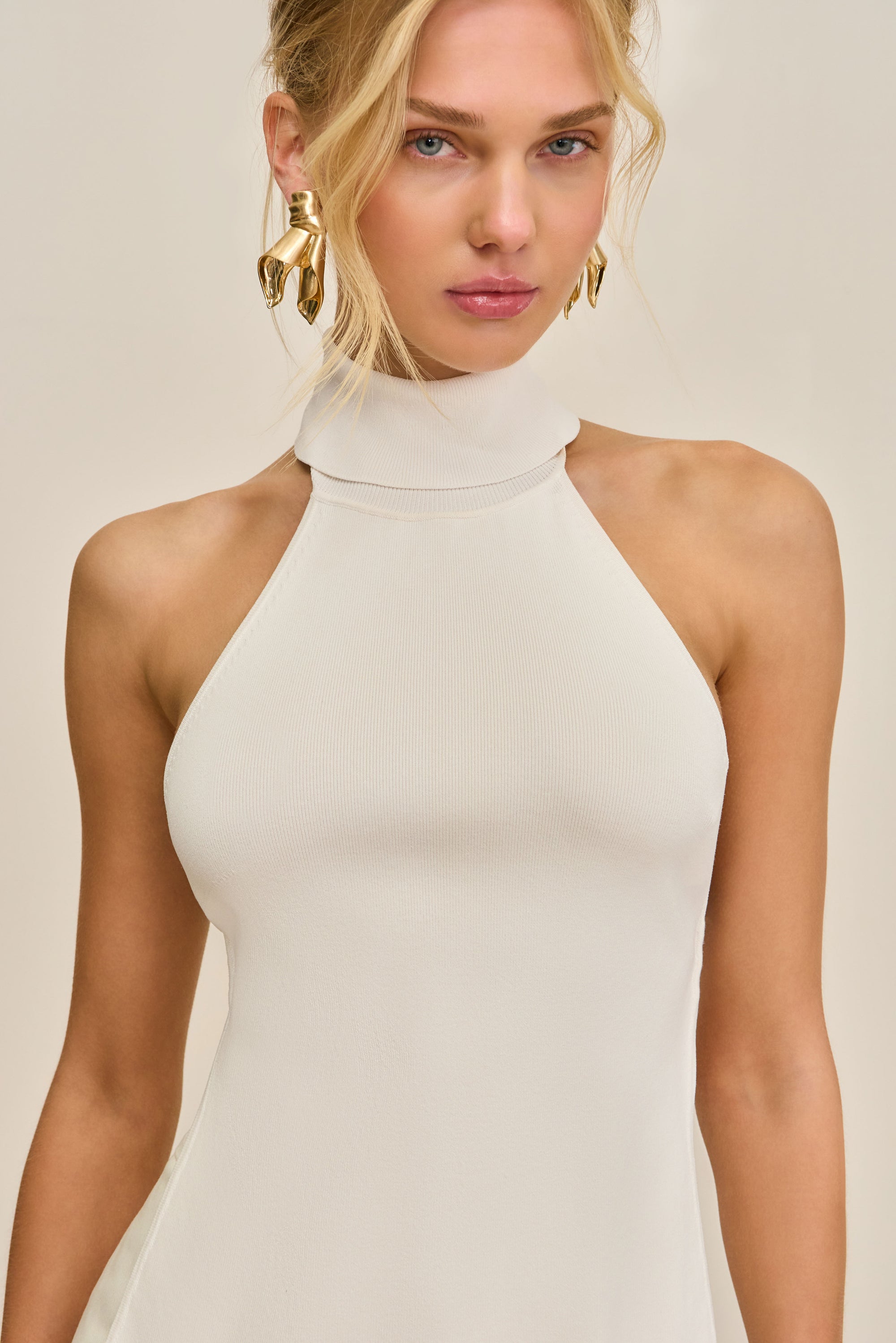 WAKE KNIT TOP - OFF WHITE
