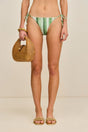 ESTELLA BIKINI BOTTOM - CALLA LILLY STRIPE