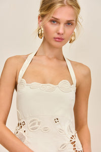 POPPY DRESS - OFF WHITE