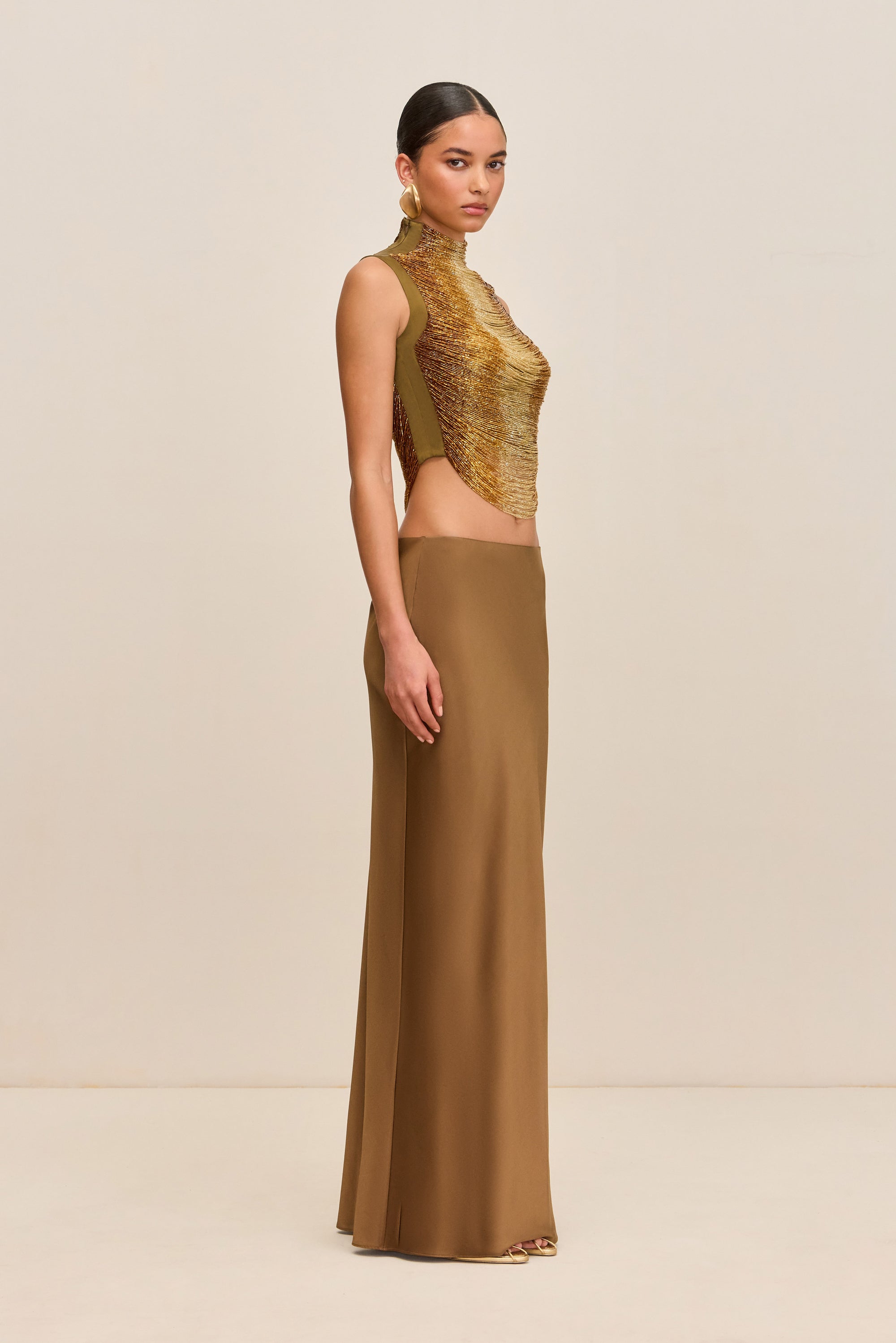 TARAJI TOP - BRONZE