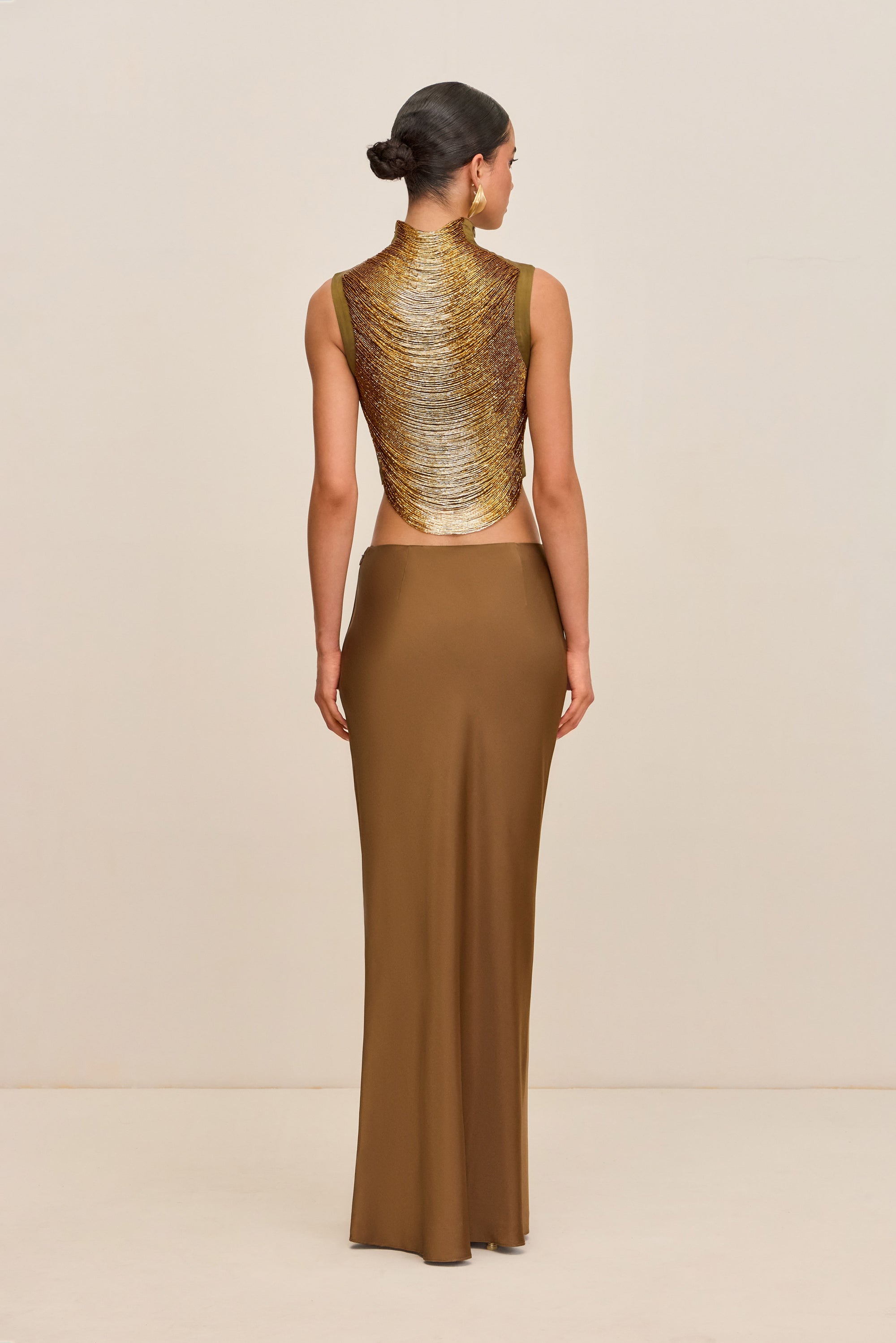 TARAJI TOP - BRONZE