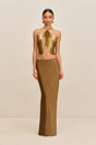 CHANTEL SKIRT - BRONZE