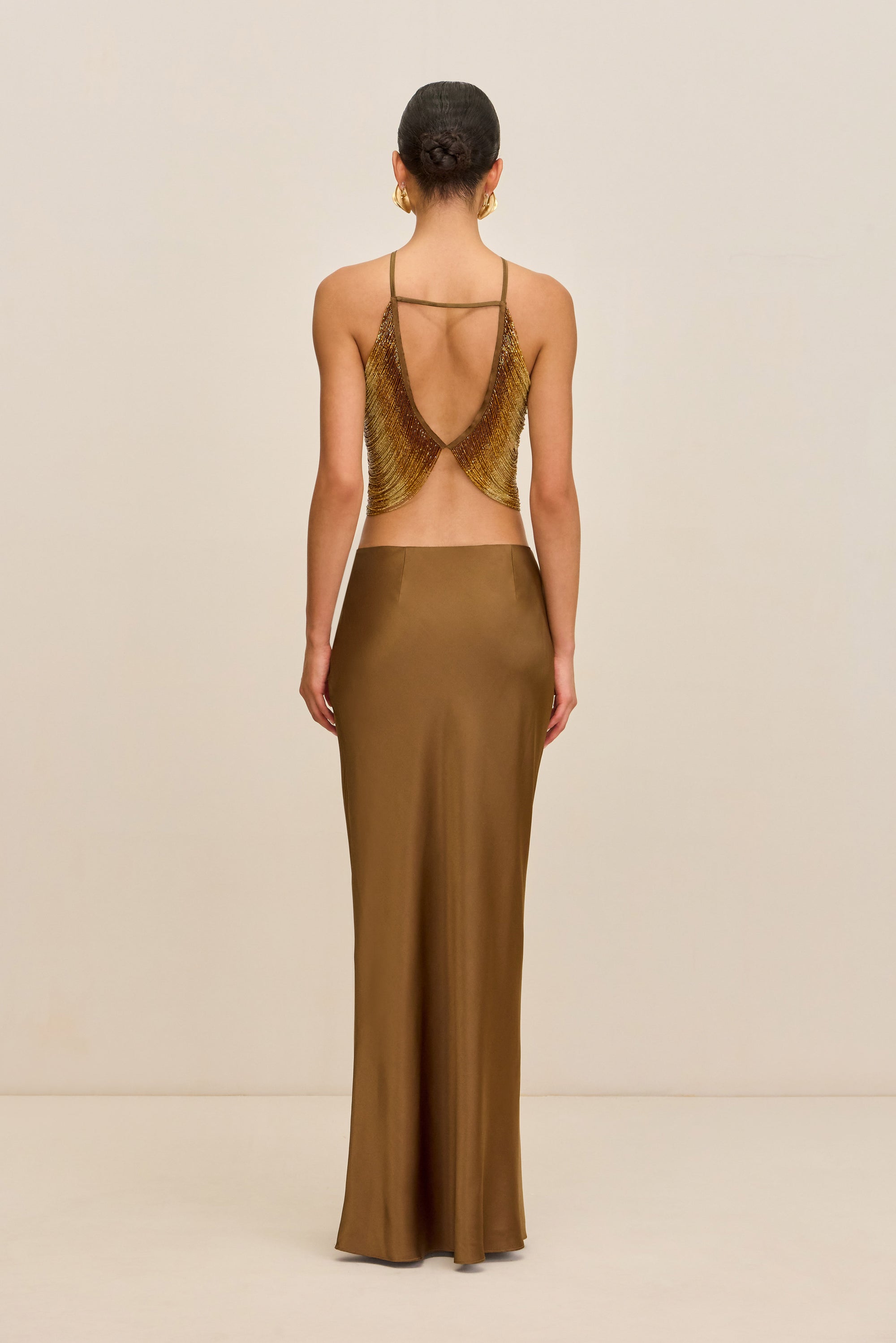CHANTEL SKIRT - BRONZE