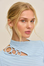 TAYLA KNIT TOP - COASTAL