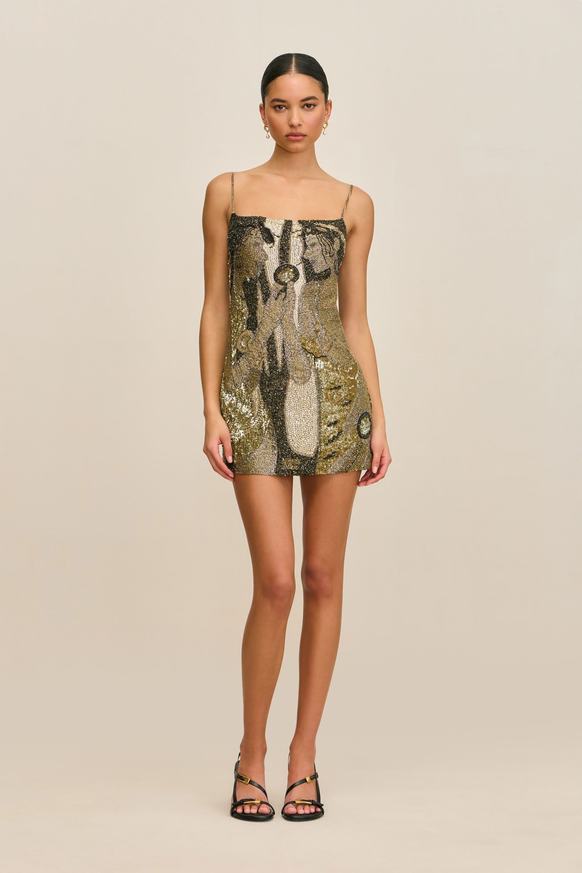 BEBE DRESS - PORTRAIT MULTI