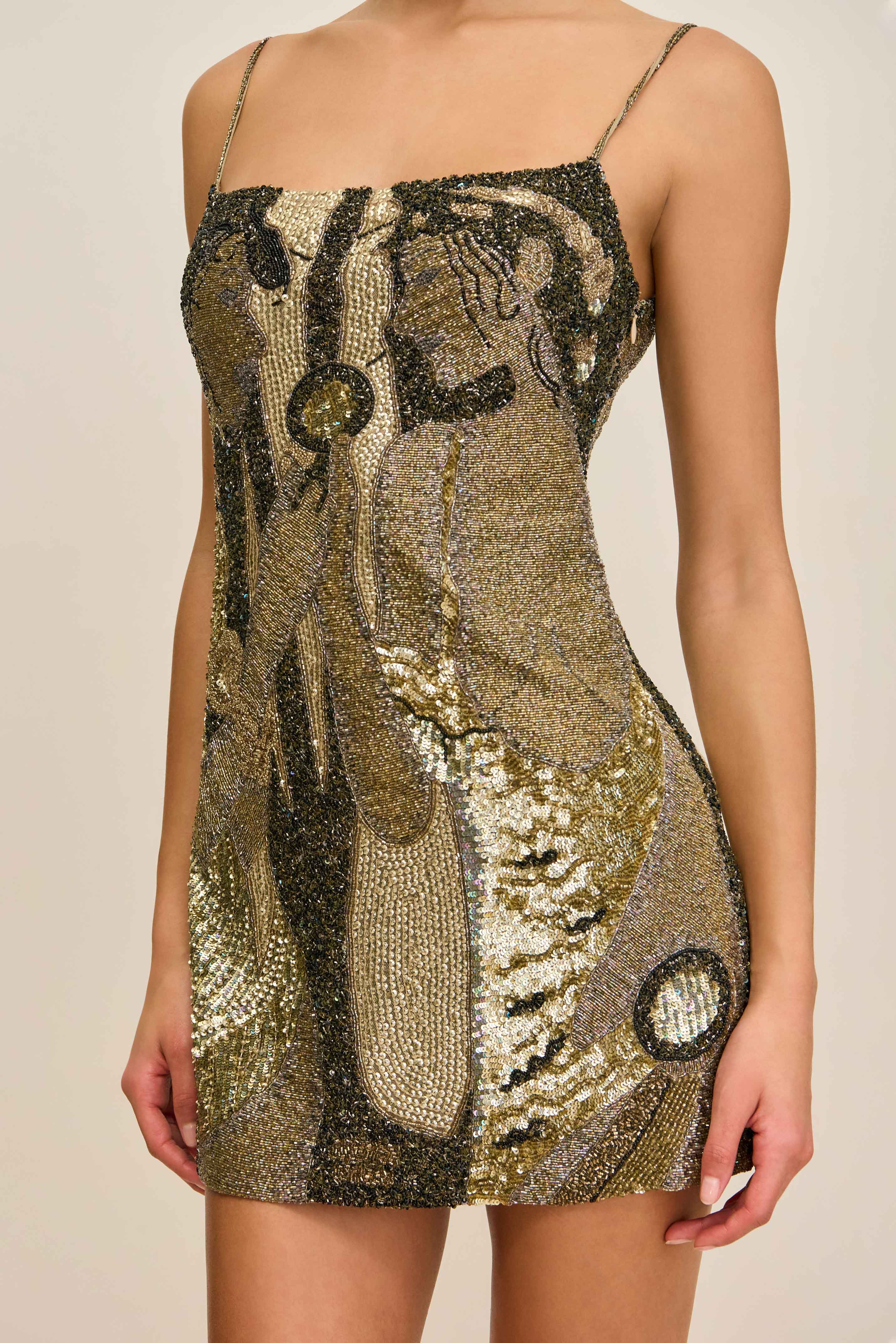 BEBE DRESS - PORTRAIT MULTI CULT GAIA BEBE DRESS - PORTRAIT MULTI CULT GAIA