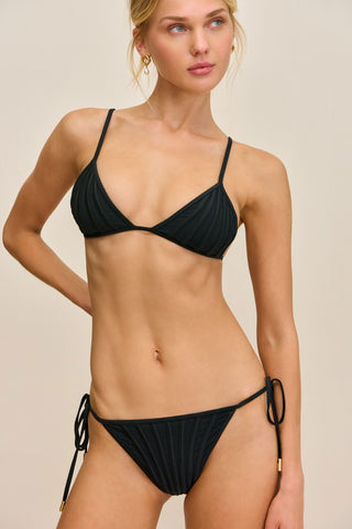 MINA BIKINI TOP - BLACK