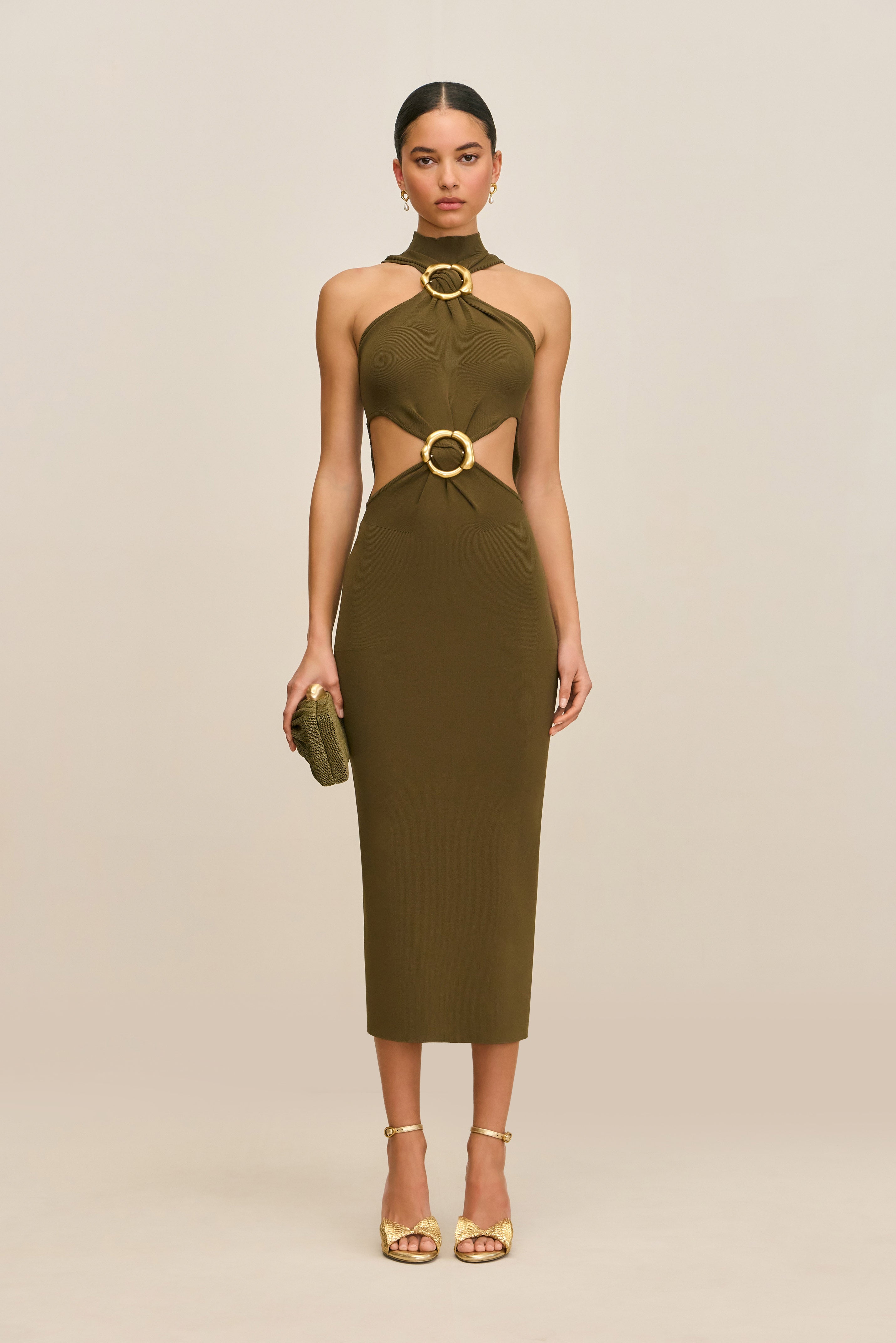 AMBAR KNIT DRESS - NYMPH