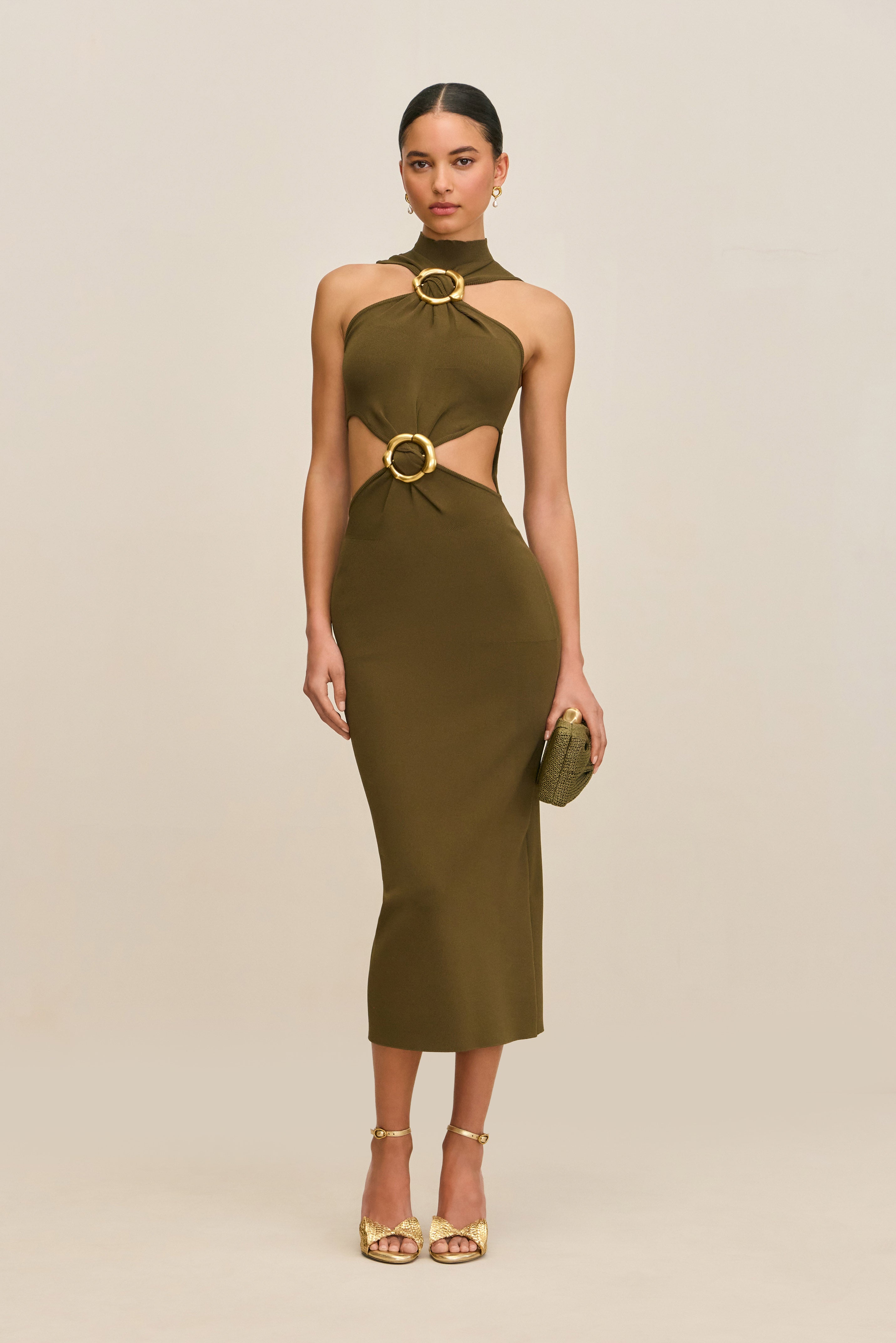 AMBAR KNIT DRESS - NYMPH