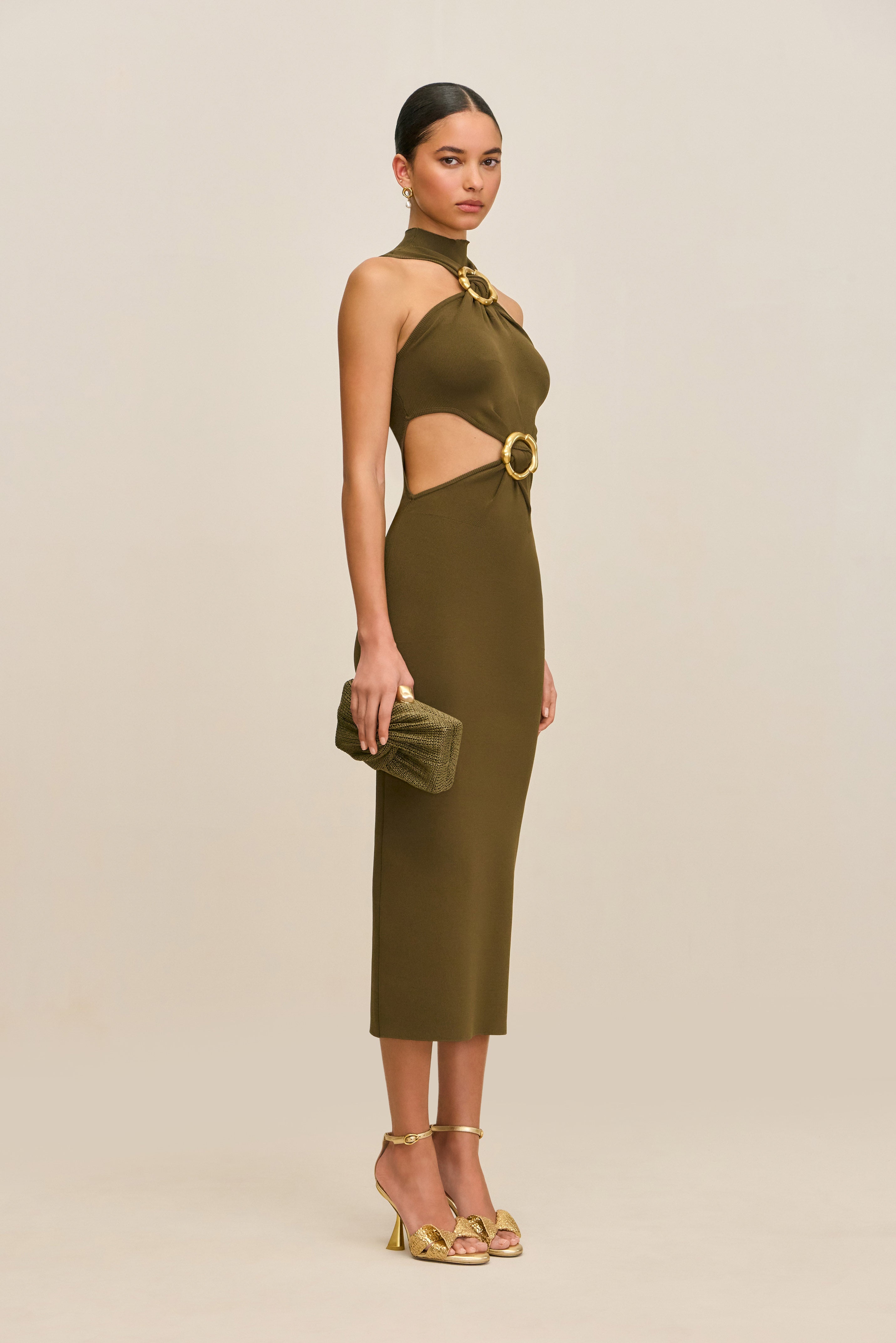 AMBAR KNIT DRESS - NYMPH