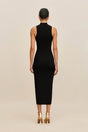 AMBAR KNIT DRESS - BLACK