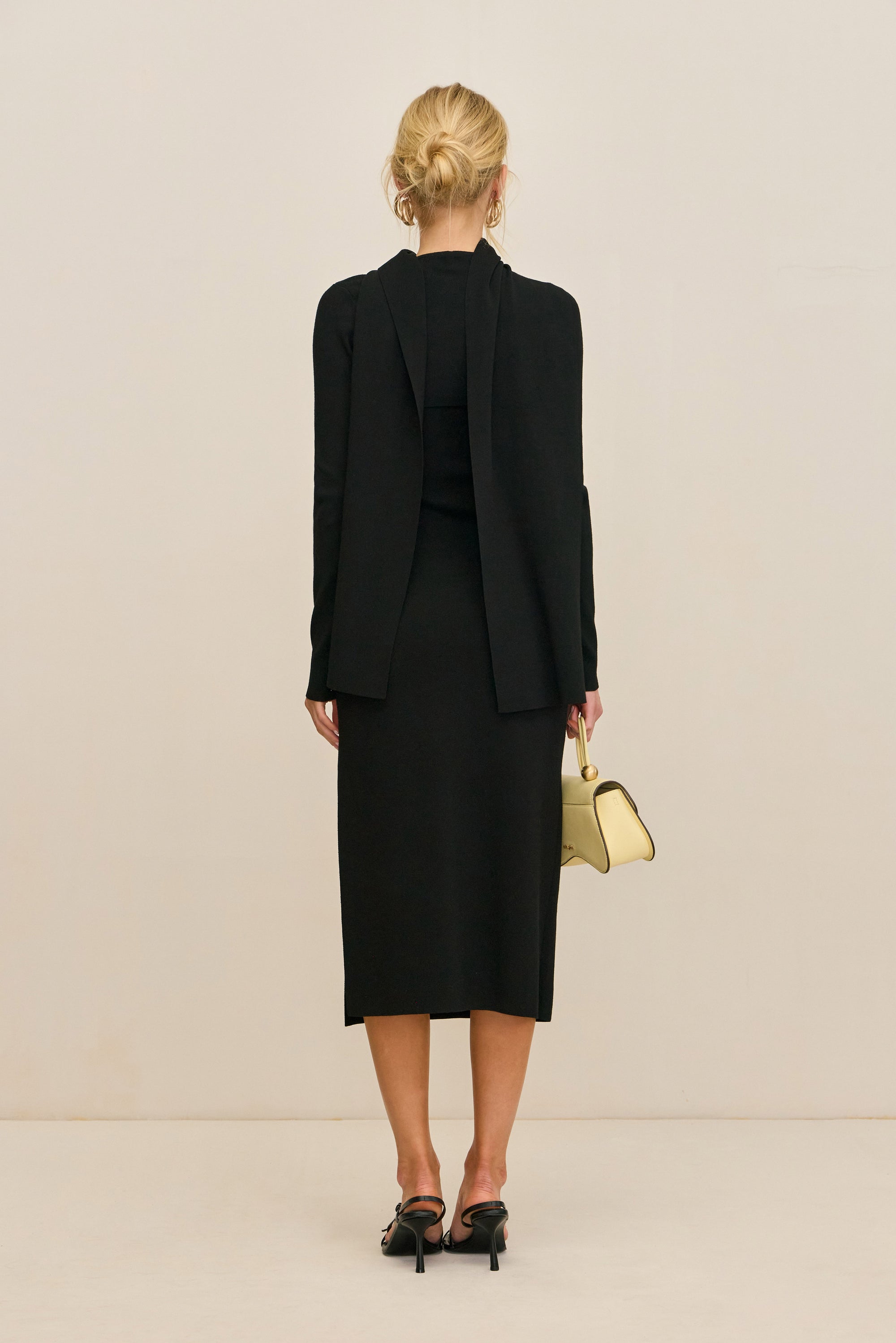 ONIA KNIT CARDIGAN - BLACK