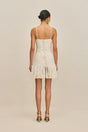 HENLEY DRESS - OFF WHITE