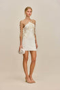 OLIVIANA KNIT DRESS - OFF WHITE
