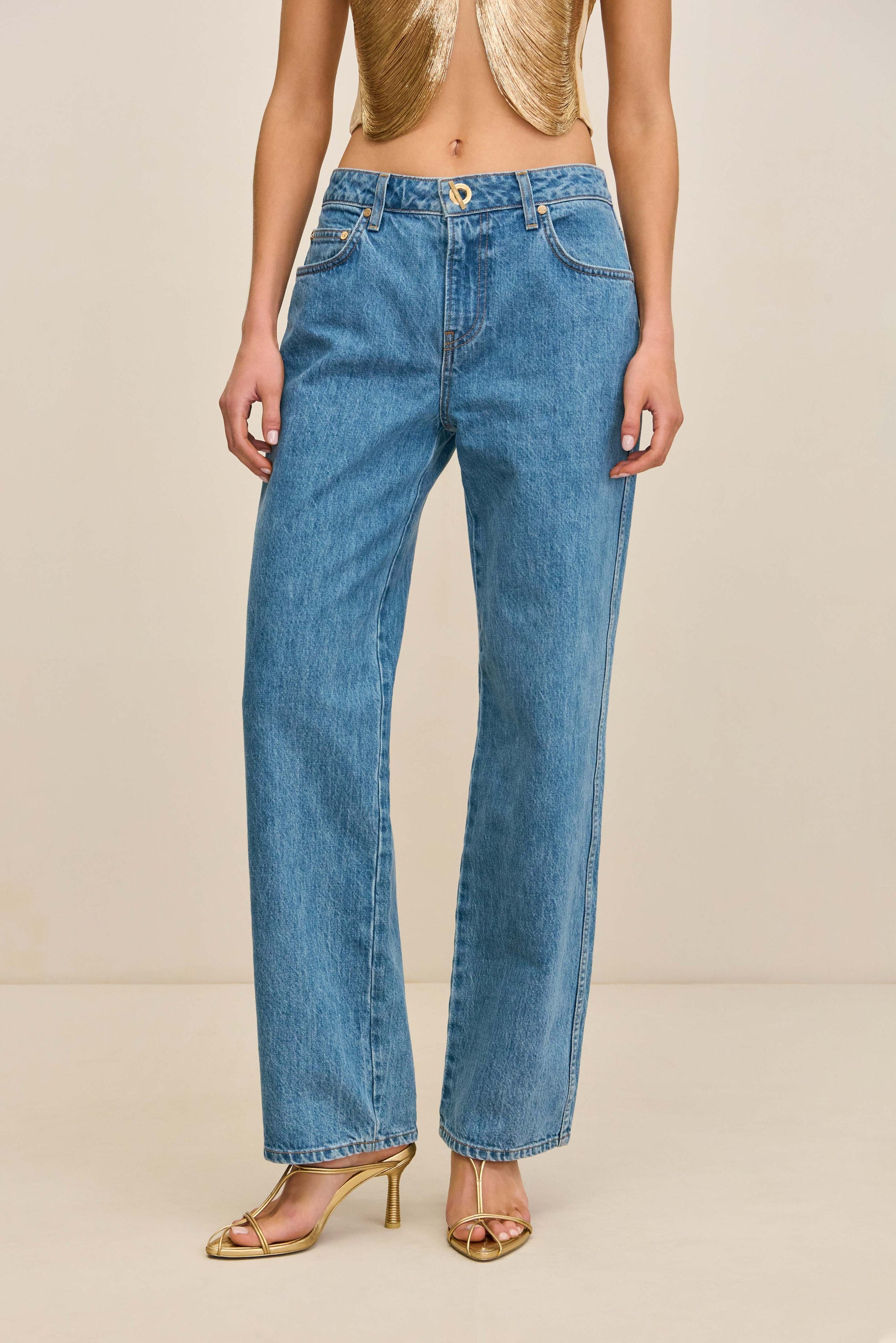 TAMAR JEAN - MEDIUM STONE WASH