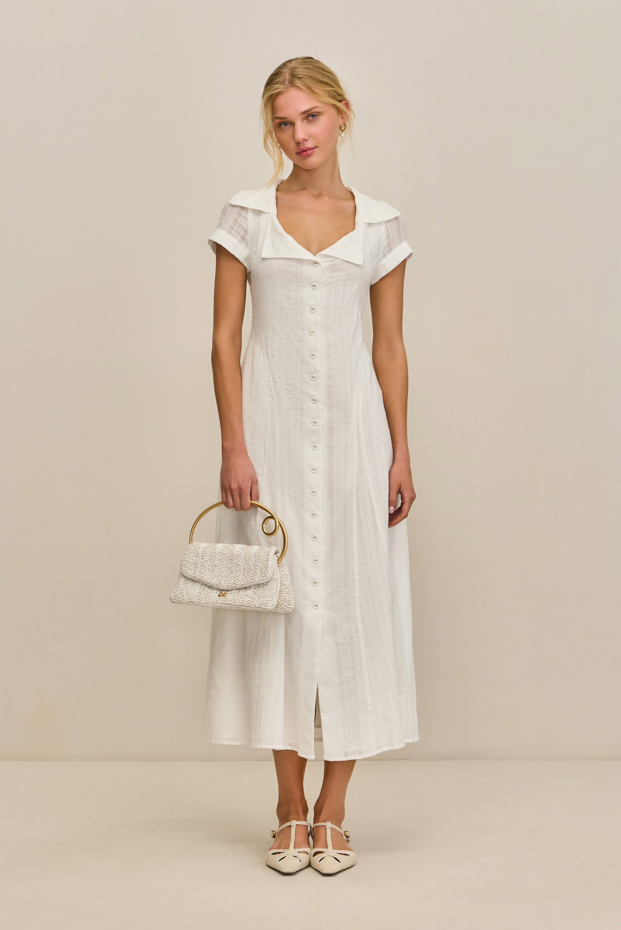 JEANIE DRESS - OFF WHITE