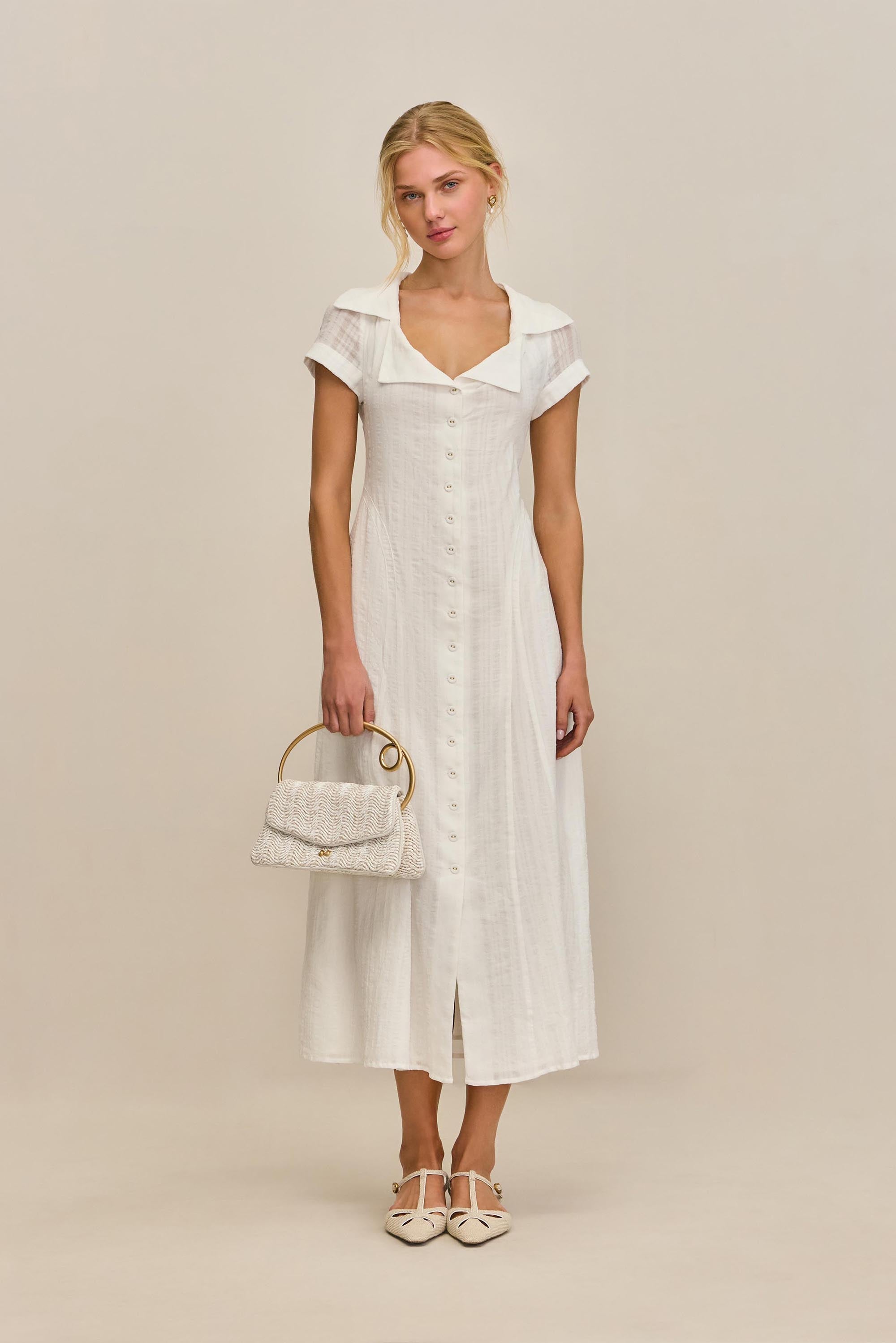 JEANIE DRESS - OFF WHITE