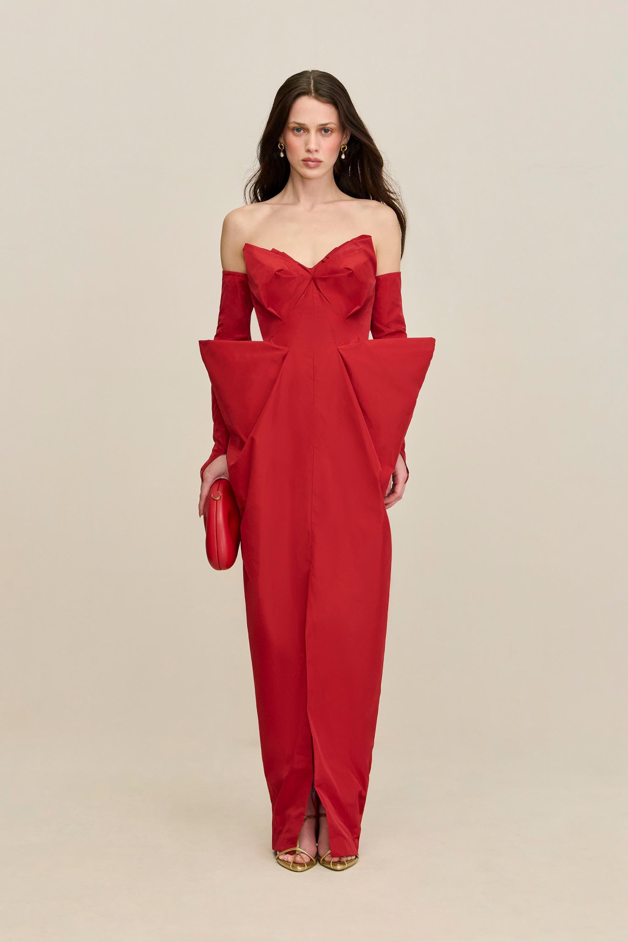 GEMMA GOWN - GARNET