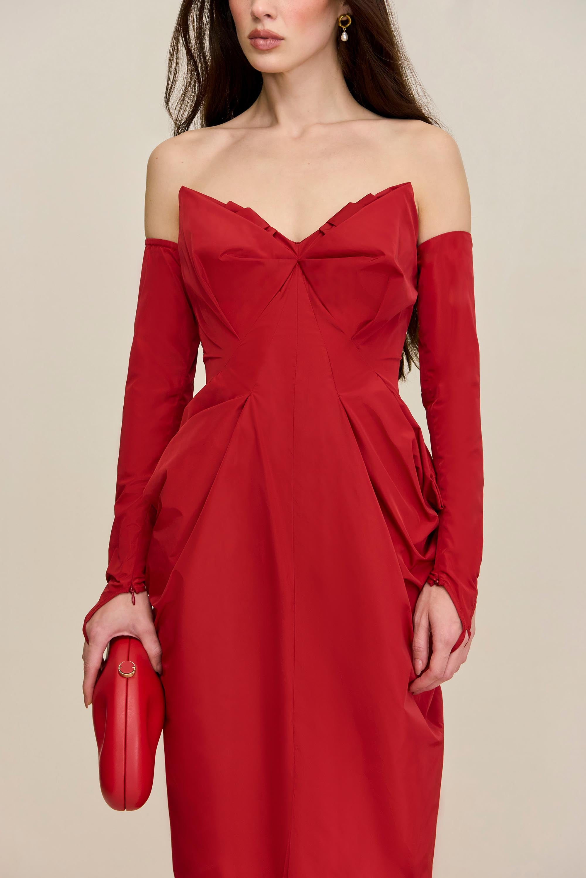 GEMMA GOWN - GARNET