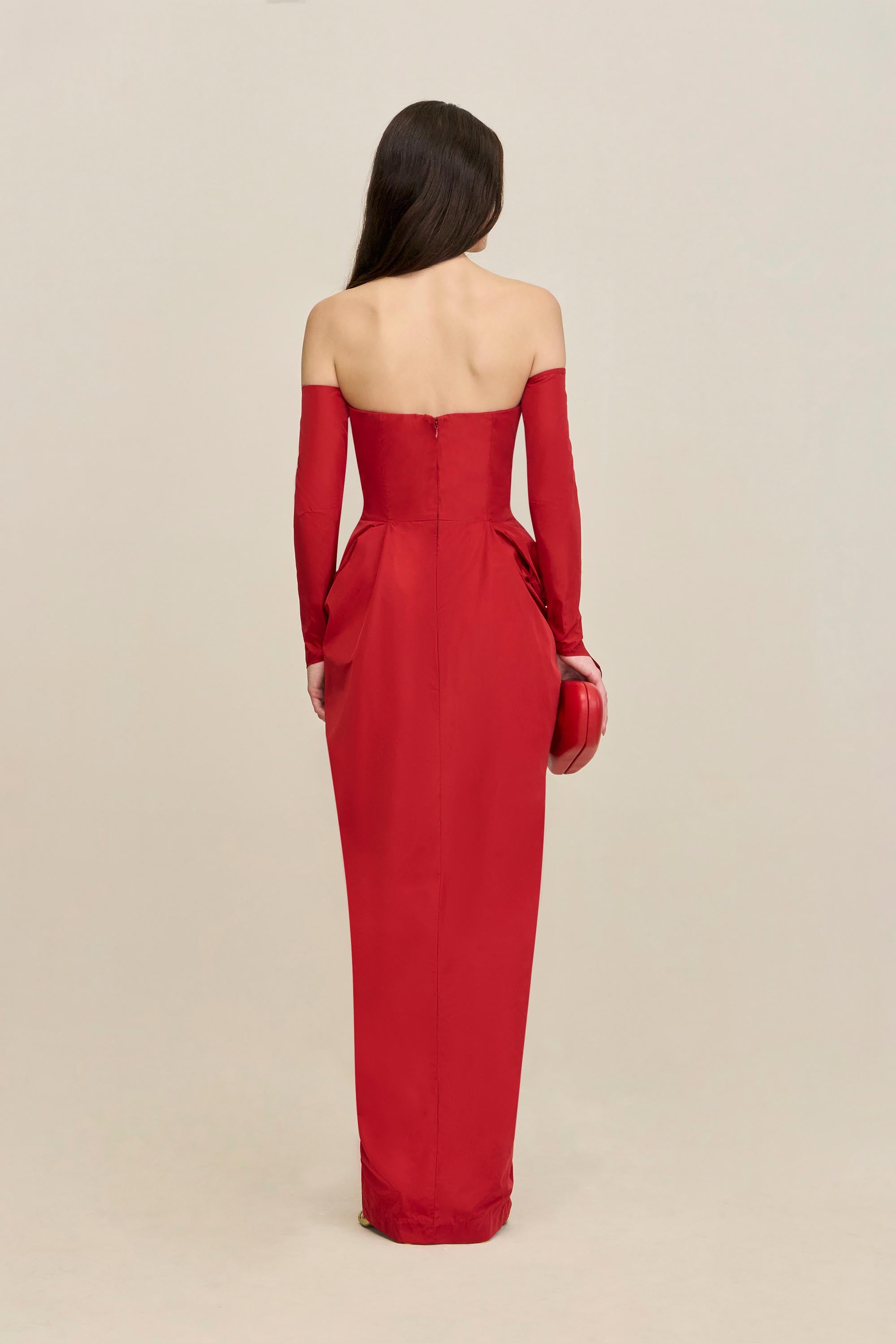GEMMA GOWN - GARNET