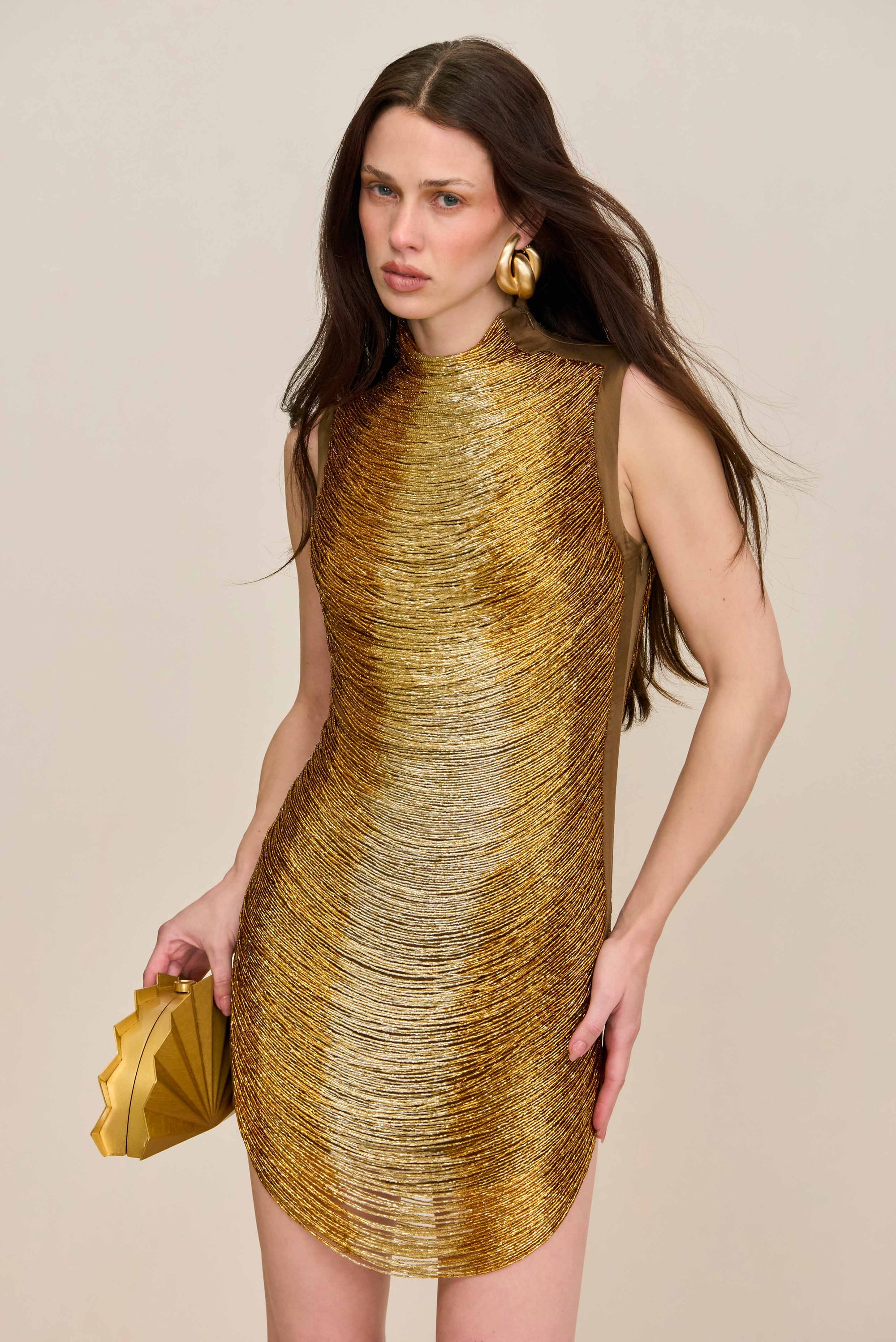 KYMA DRESS - BRONZE CULT GAIA KYMA DRESS - BRONZE CULT GAIA
