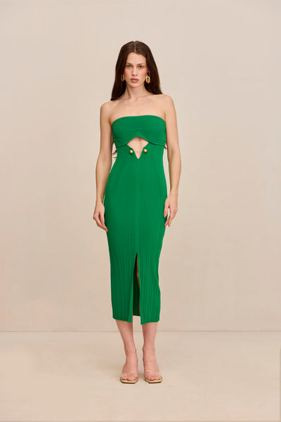 CHRISTY KNIT DRESS - MALACHITE – CULT GAIA