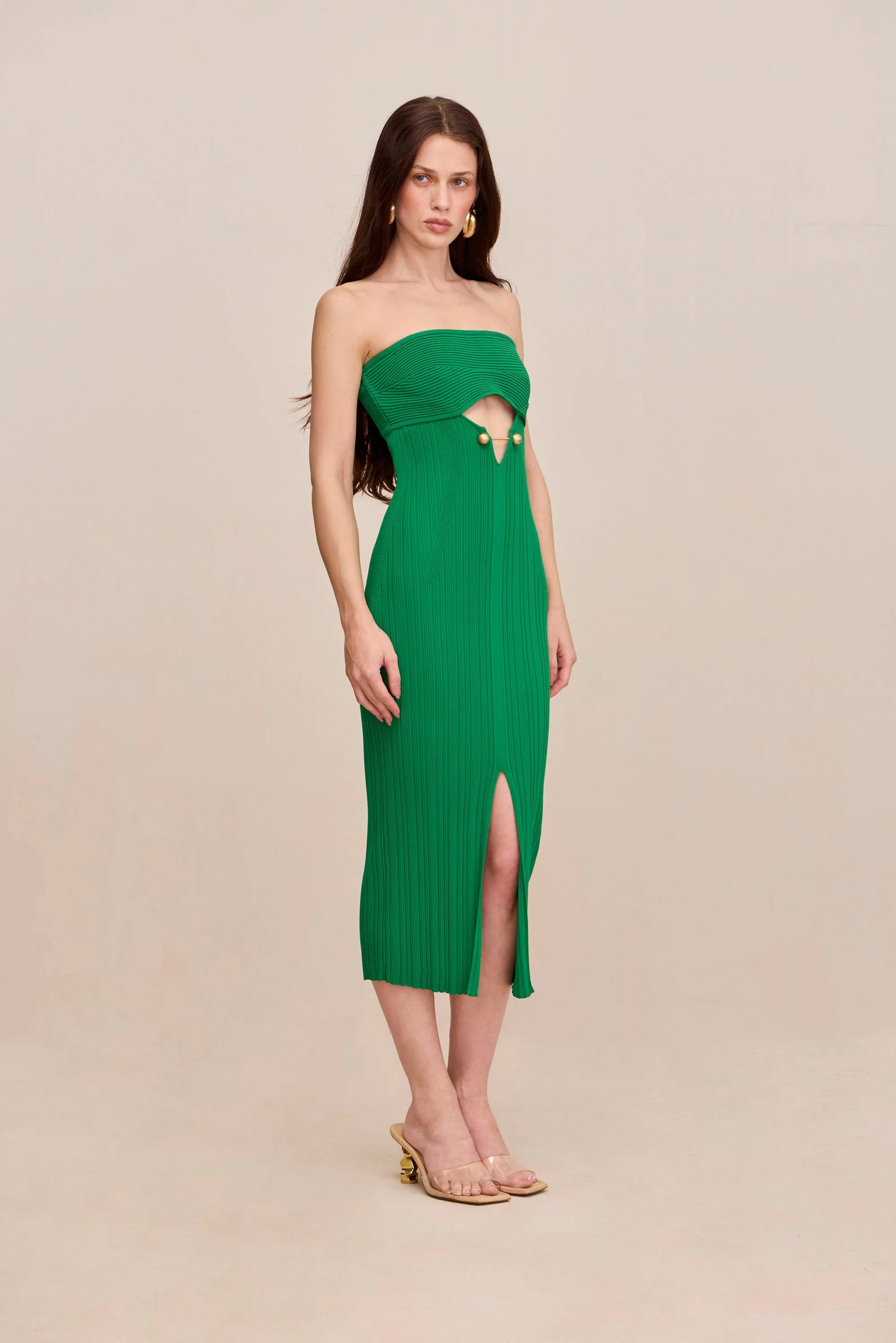 CHRISTY KNIT DRESS - MALACHITE CULT GAIA CHRISTY KNIT DRESS - MALACHITE CULT GAIA