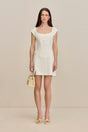 MICKIE DRESS - OFF WHITE