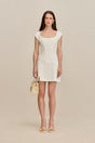 MICKIE DRESS - OFF WHITE
