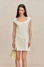 MICKIE DRESS - OFF WHITE