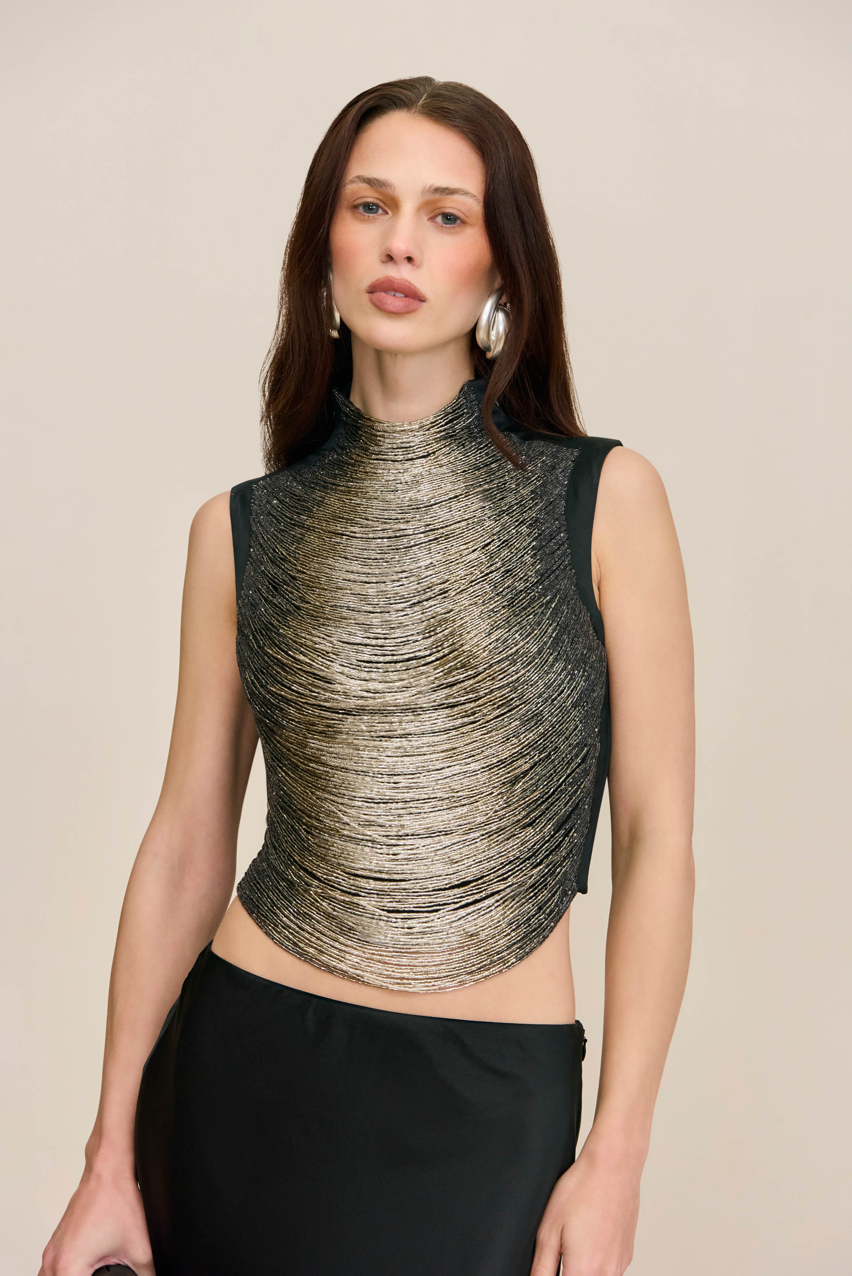 TARAJI TOP - BLACK