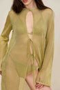 KAYTRA KNIT COVERUP - GOLD