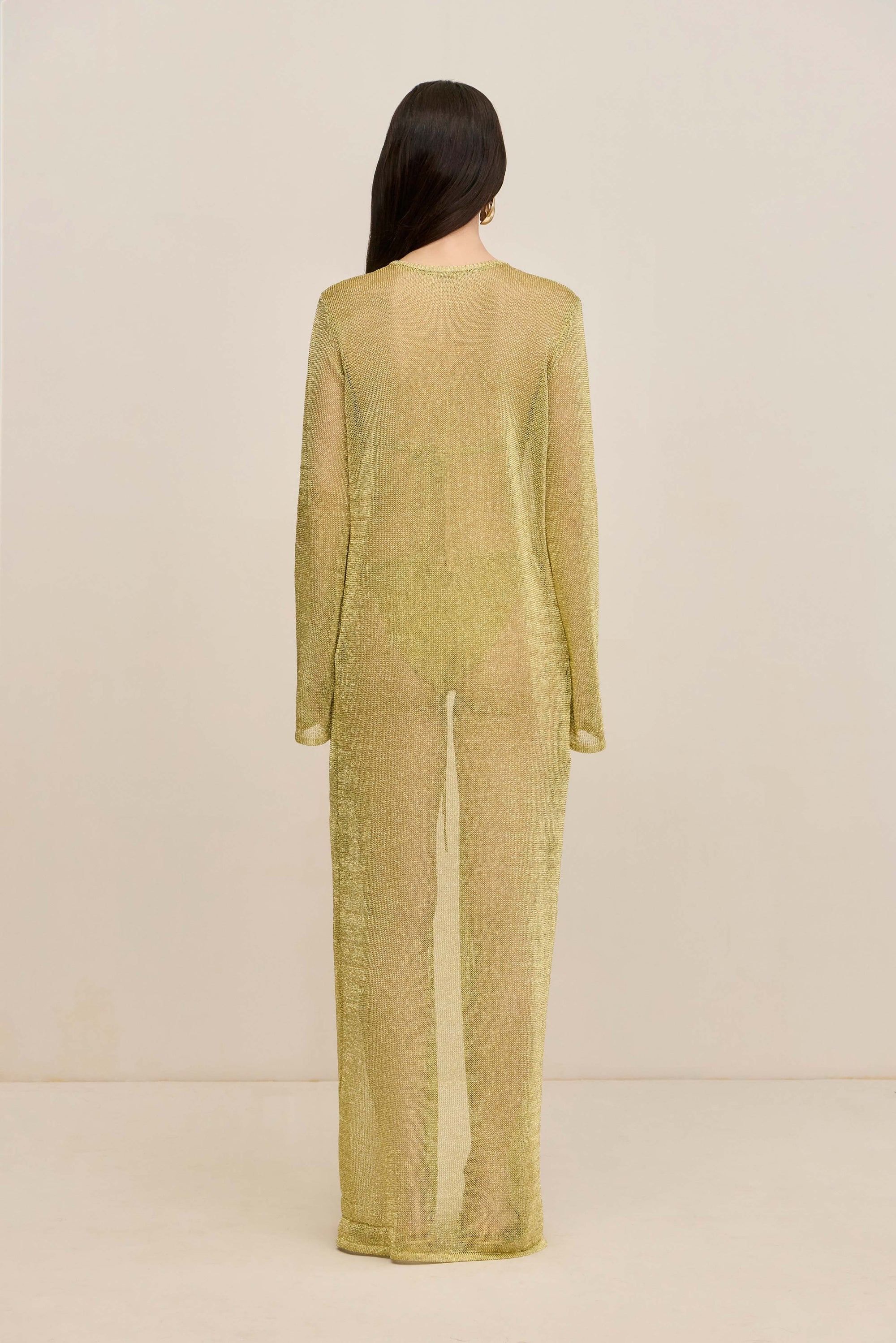 KAYTRA KNIT COVERUP - GOLD