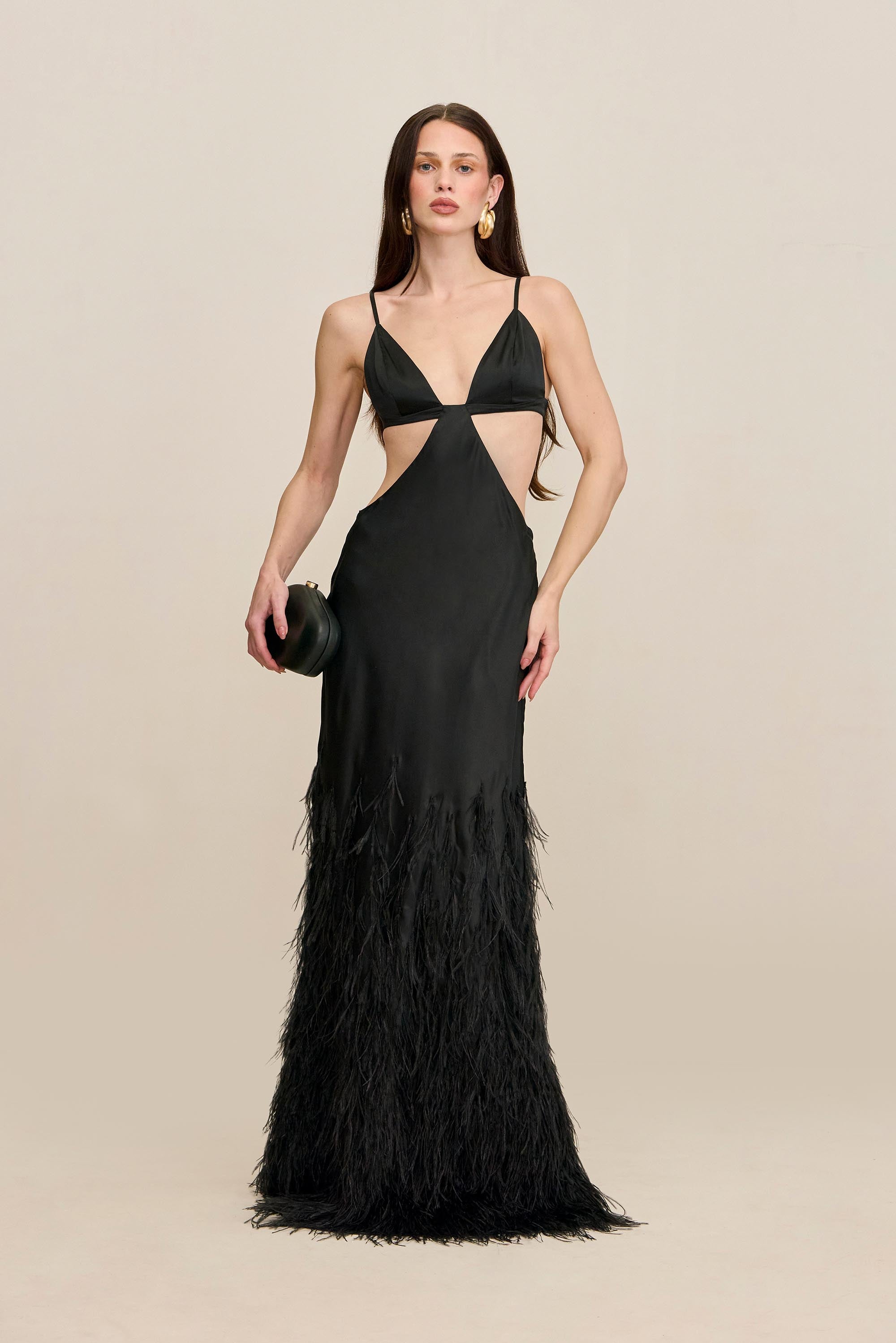 RAISA GOWN BLACK – CULT GAIA - Main Image